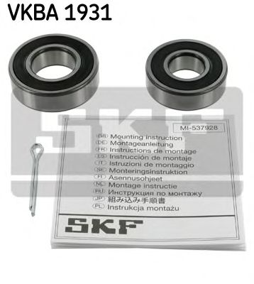 VKBA 1931 SKF Підшипник кульковий d>301